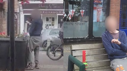 Barber sick of antisocial behaviour tapes up bench and gets threatened with police action