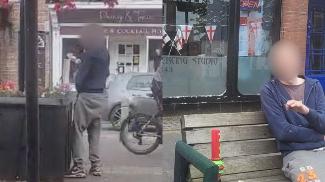 Barber sick of antisocial behaviour tapes up bench and gets threatened with police action