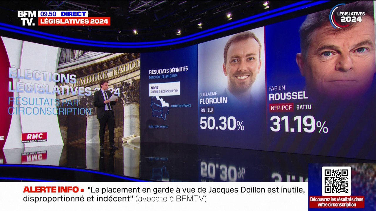 LES ÉCLAIREURS - Les résultats du premier tour des élections législatives dans des circonscriptions clés