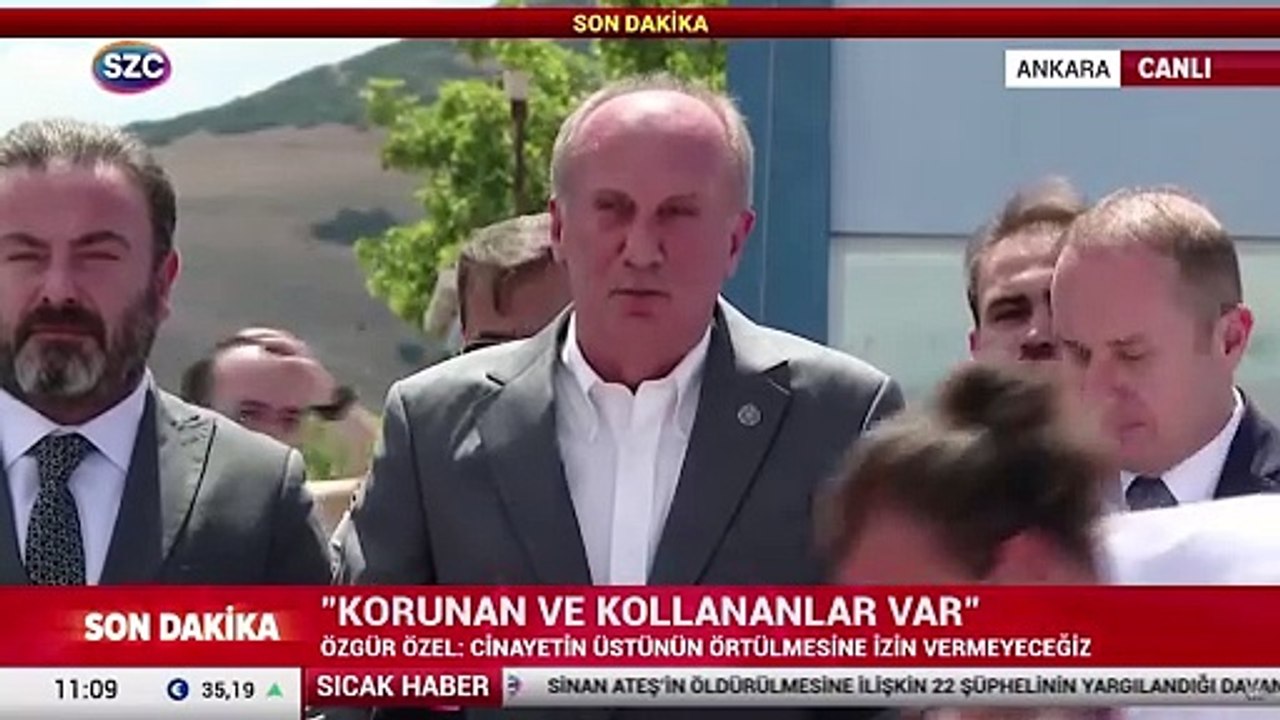 Muharrem İnce, Sinan Ateş davası hakkında konuştu