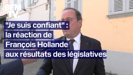 "Confiant et préoccupé": la réaction de François Hollande aux résultats dans sa circonscription