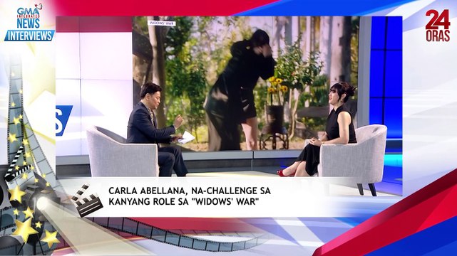 Carla Abellana, na-challenge sa kanyang role sa Widows' War | GMA Integrated News Interviews
