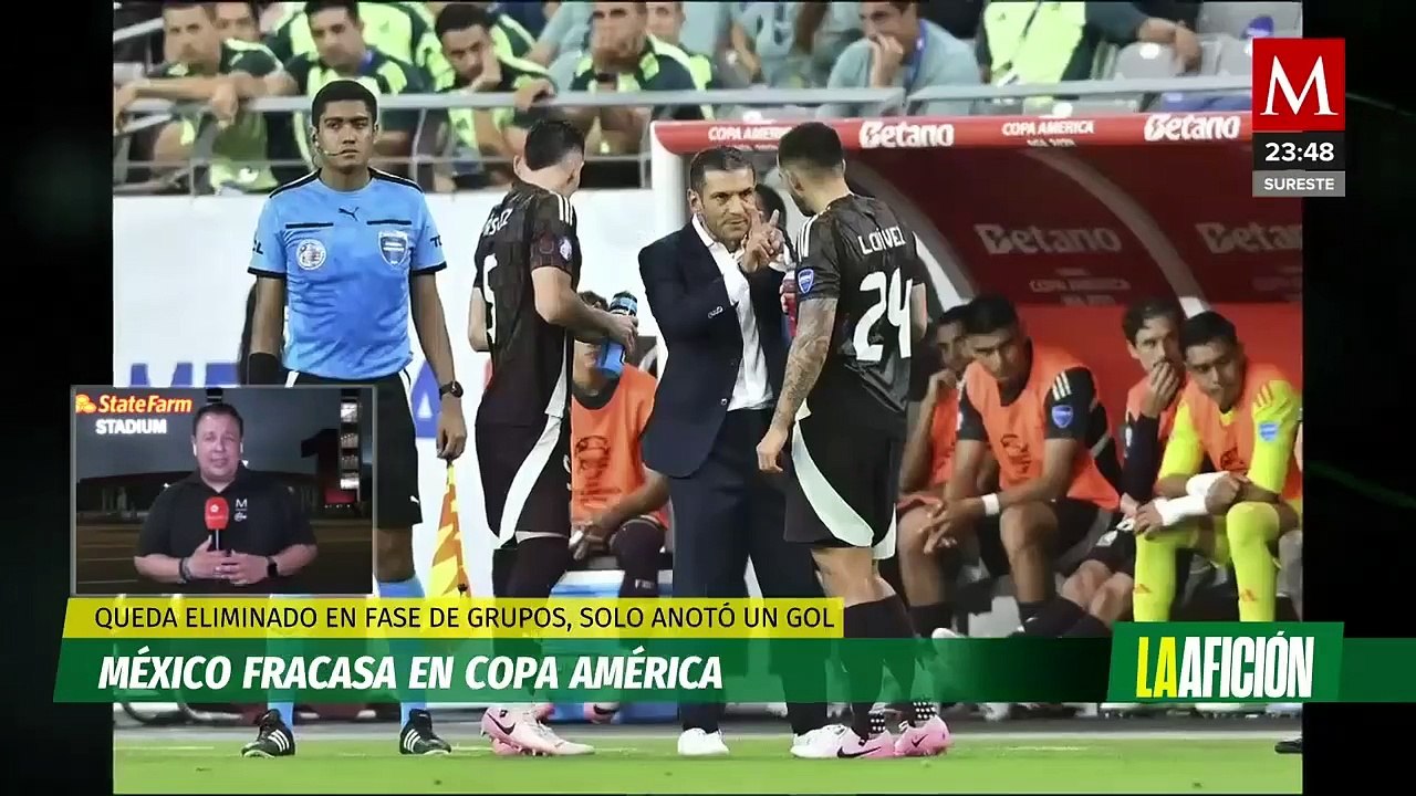 México decepcionó de nuevo en la Copa América 2024 con cambios desesperados de Jaime Lozano