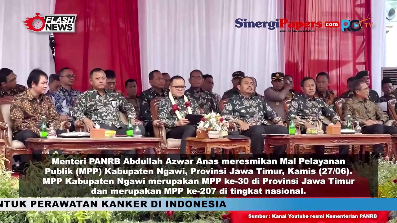 Menteri PANRB Resmikan Mal Pelayanan Publik (MPP) ke-207