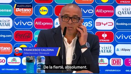 Calzona ressent avant tout "de la fierté" après la cruelle élimination de son équipe