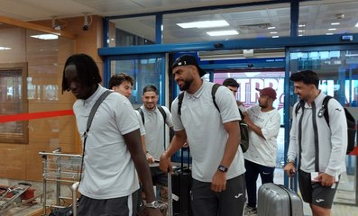 Trabzonspor, yurt dışı kampı için Macaristan'a gitti