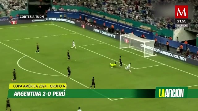 Argentina finaliza la fase de grupos con victoria perfecta tras eliminar a Perú en la Copa América