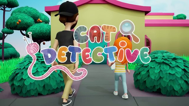 CAT DETECTiVE the CARTOON!! Adley & Dad help Granny Mom! Finding Lost Cats and Digital Roblox pets!