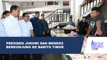 PRESIDEN JOKOWI DIDAMPINGI MENKES TINJAU RSUD TAMIYANG LAYANG DAN PASAR TEMENGGOENG JAYAKARTI