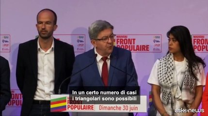 Francia, Melenchon: i triangolari sono possibili