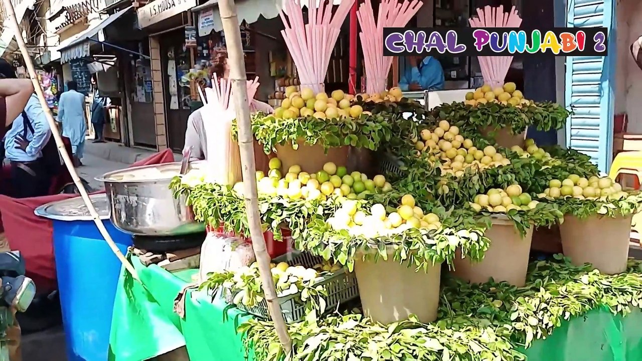 Amazing Lemon Juice 30- Rupees  Pakistan Street Food