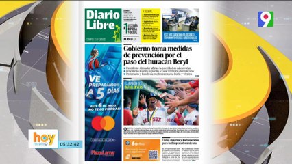 Titulares de prensa dominicana lunes 01 de julio2024 | Hoy Mismo