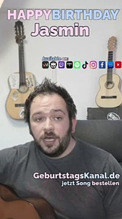 Happy Birthday, Jasmin! Geburtstagsgrüße an Jasmin