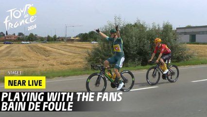 Playing with the fans - Stage 3 - Tour de France 2024