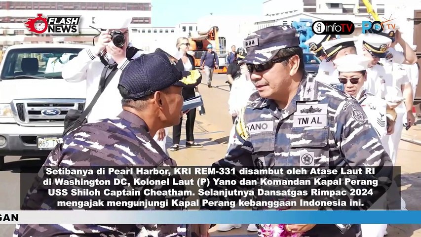 TAKLUKAN SAMUDERA PASIFIK, KRI REM-331 TIBA DI PEARL HARBOR