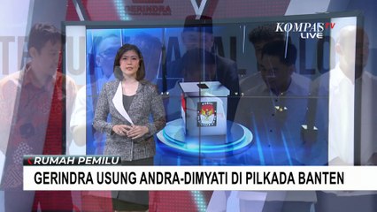 Gerindra Resmi Usung Andra-Dimyati di Pilkada Banten 2024