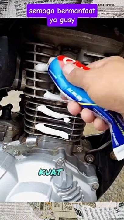 Pembersih mesin pakek odol