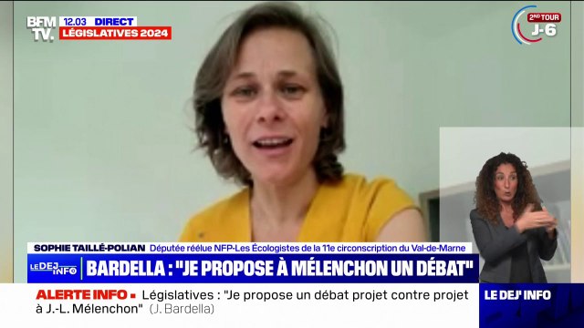 Absolument incompréhensible : Sophie Taillé-Polian (députée réélue NFP-Les Écologistes) réagit aux consignes de désistement de Bruno Le Maire