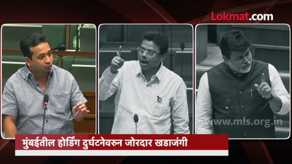 होर्डिंग दुर्घटनेवरुन खडाजंगी राणे विरुद्ध राऊत