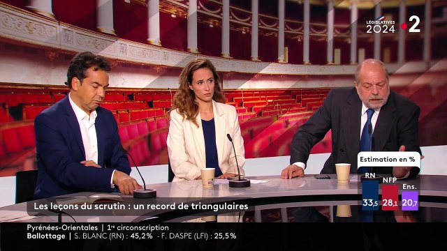 Vous vous servez du cercueil de Lola comme d'un marchepied : Vifs échanges entre Éric Dupond-Moretti et Laure Lavalette sur France 2