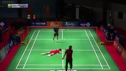 Tragedia mortal en badminton: Muere el chino Zhang Zhijie al desplomarse en pleno partido