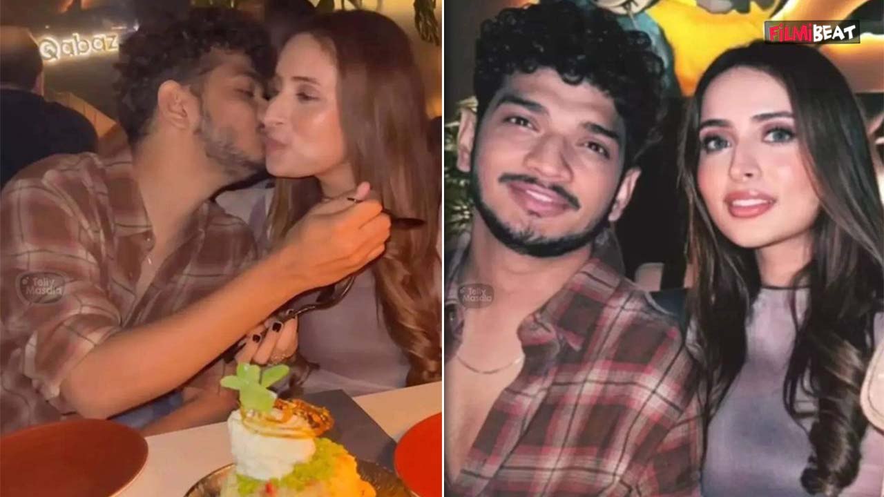 Newlyweds Munawar Faruqui औरMehzabeen का Video Viral, पहली बार दिखाई Wife की झलक, काटा Cake