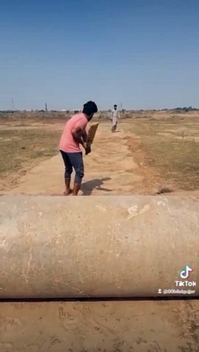 Cricket in village