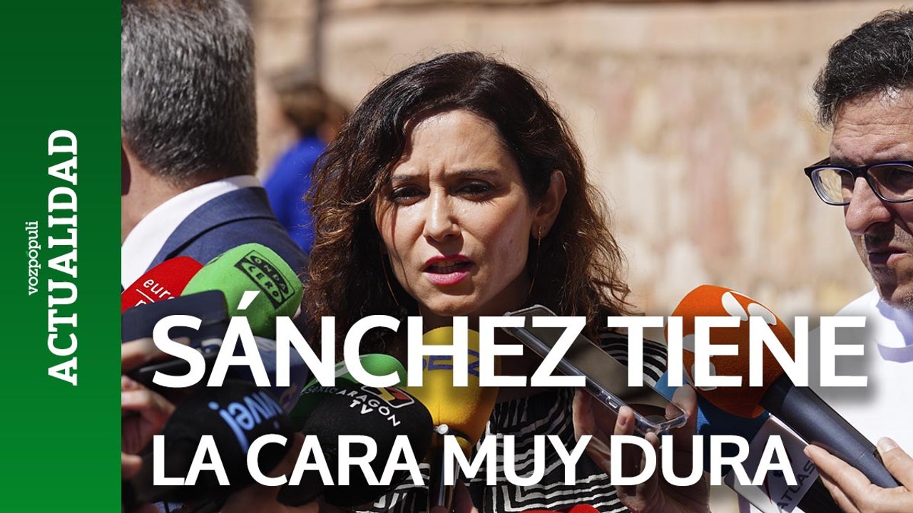 Ayuso, sobre el respaldo de Pedro Sánchez al fiscal general: "Tiene la cara muy dura"