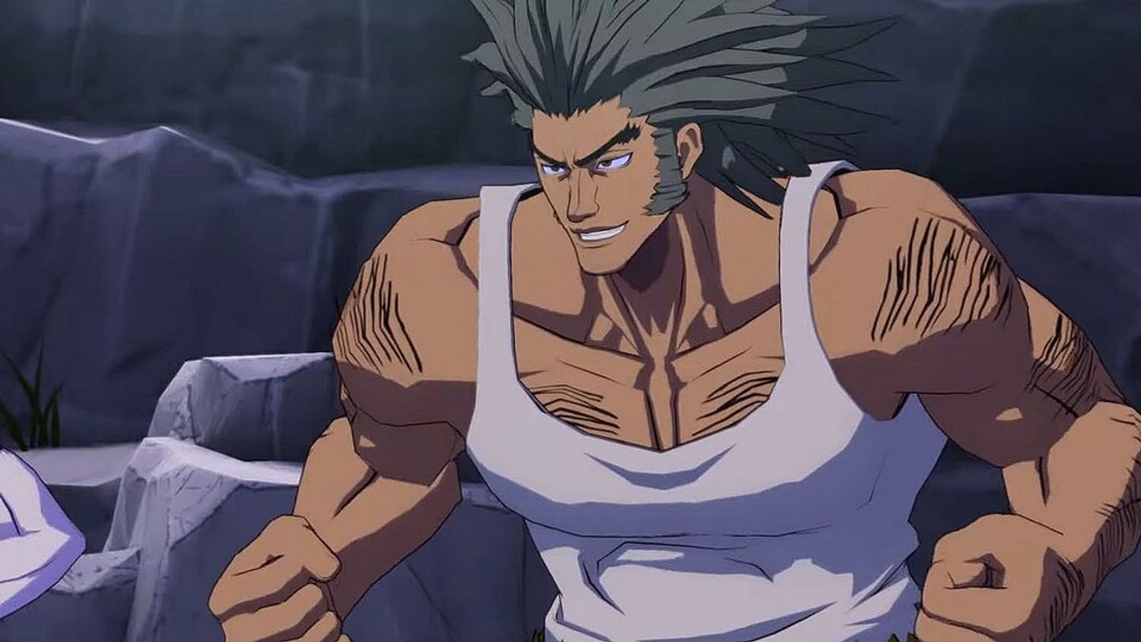 Uvogin verprügelt seine Gegner als neuen spielbaren Charakter in Hunter x Hunter Nen x Impact