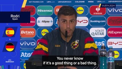 Spain are not afraid of Germany - Rodri