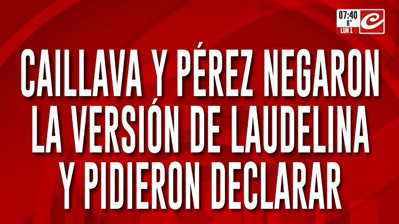 Caso Loan: Caillava y Pérez negaron la versión de Laudelina y pidieron declarar