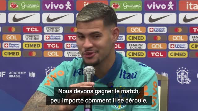 Brésil - Guimaraes : Nous devons gagner le match, peu importe comment il se déroule
