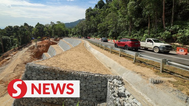 Road closed due to Batang Kali landslide reopens