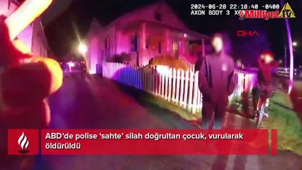 ABD’de polise ‘sahte’ silah doğrultan çocuk, vurularak öldürüldü