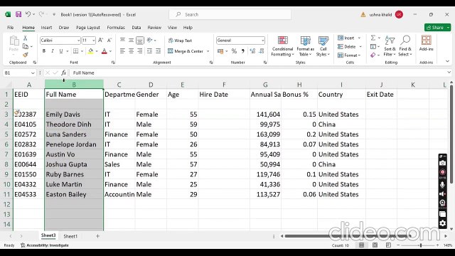MS Excel _ Cells Formatting _ Adjust Rows height and column width