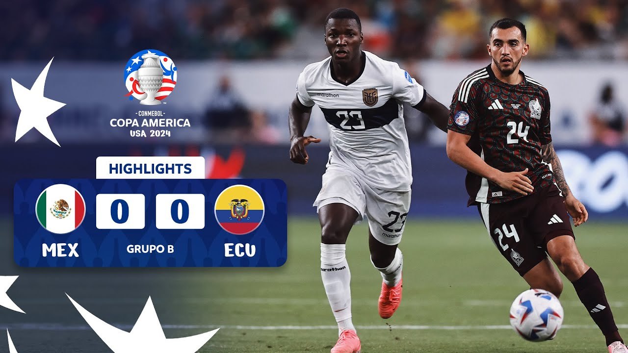 México vs Ecuador (0-0) | Copa América 2024 | Grupo B, Fecha 3