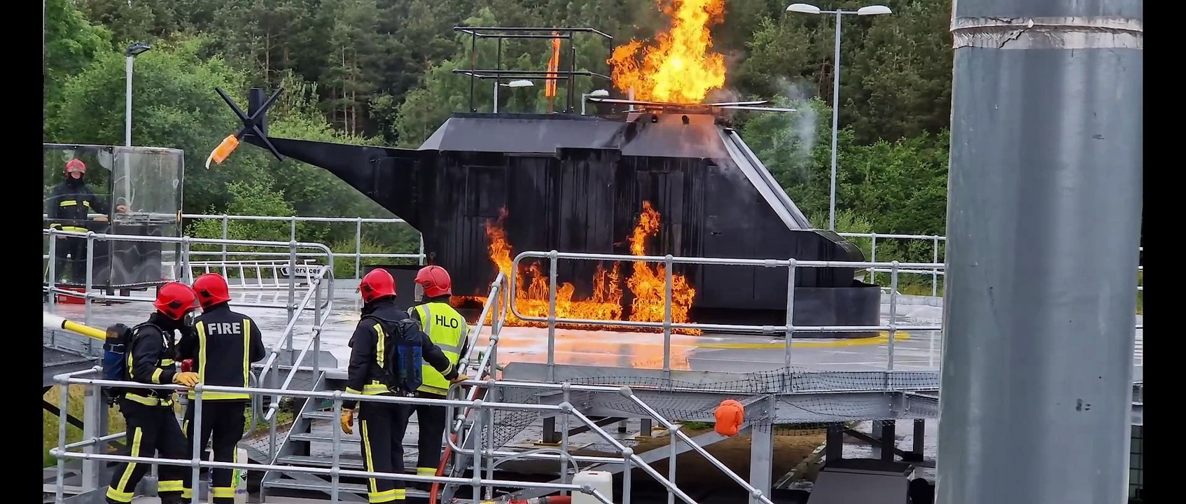 New simulator allows off-shore workers to train for oil rig helicopter emergencies