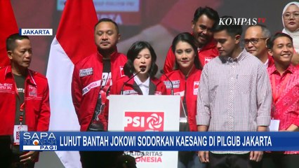 Luhut Binsar Panjaitan Bantah Jokowi Sodorkan Nama Kaesang di Pilgub Jakarta