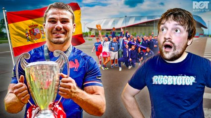 Aller voir ANTOINE DUPONT à MADRID avec mon équipe de RUGBY