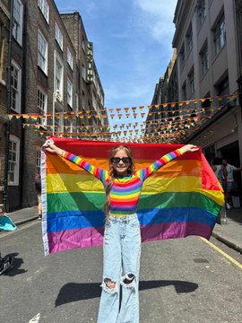Padiham schoolgirl Trixie Lula Forrest (10) brings the house down singing at Pride celebrations in London
