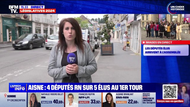 Aisne: sur les cinq circonscriptions du département, quatre députés RN élus et le cinquième en ballotage favorable
