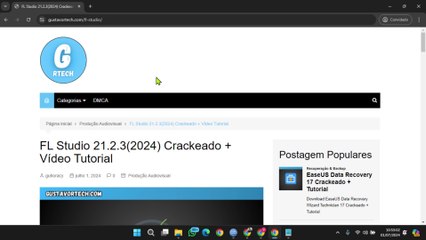 FL STUDIO 2024 21.3.2 - Ativação Por GUSTAVORTECH.COM