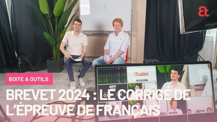 Brevet 2024 : le corrigé vidéo de l'épreuve de français