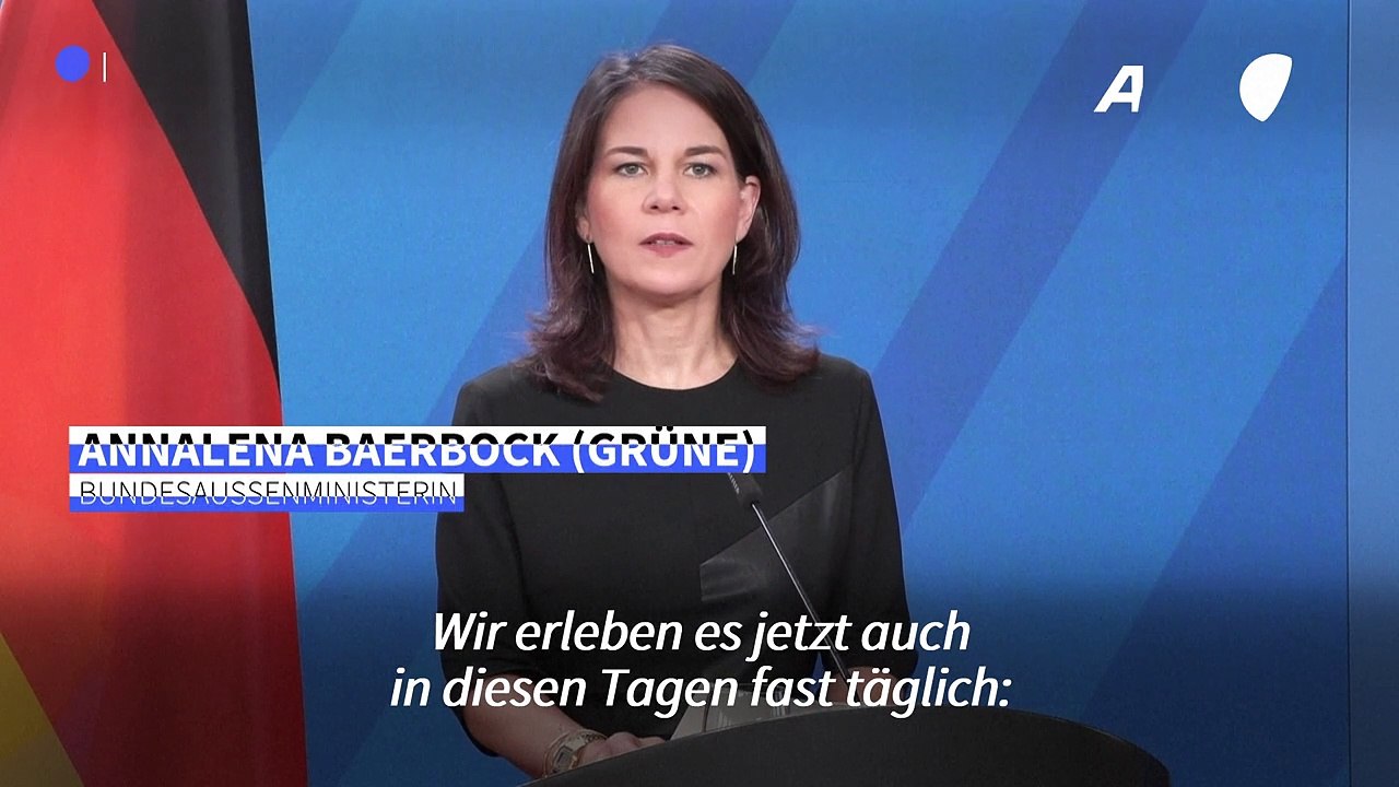 Baerbock: Das Baltikum steht im Fadenkreuz hybrider russischer Kriegsführung