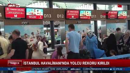 İstanbul havaliman'ında yolcu rekoru kırıldı