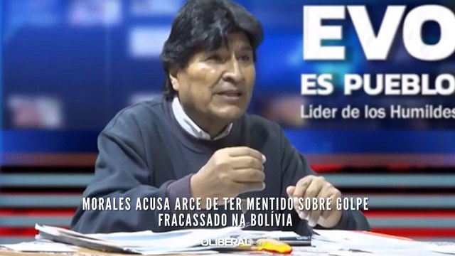 Morales acusa Arce de ter mentido sobre golpe fracassado na Bolívia