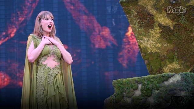 Taylor Swift’s Face Appears to Light Up as She Spots Travis Kelce at Final Eras Tour Show in Dublin