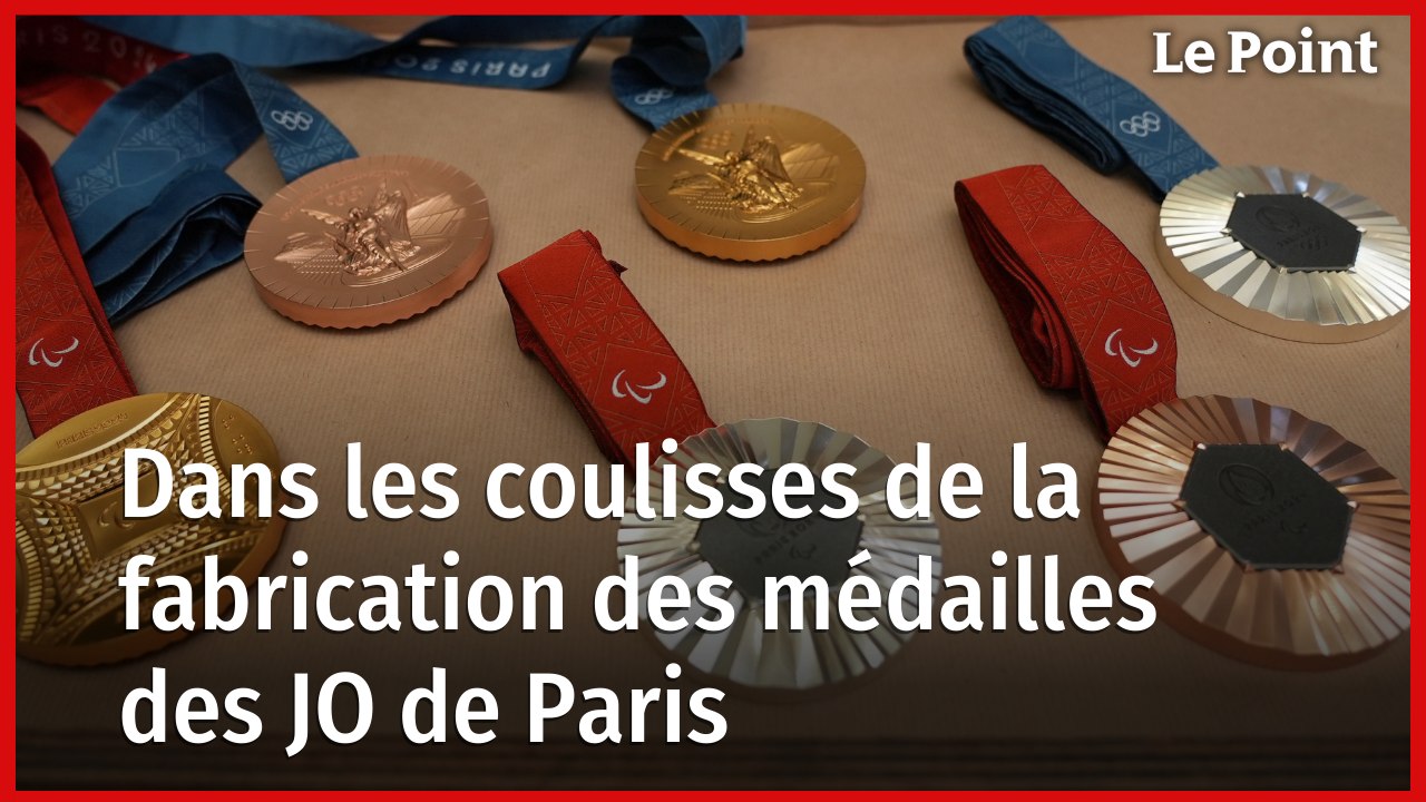 JO 2024 : dans les coulisses de la fabrication des médailles des JO à Paris