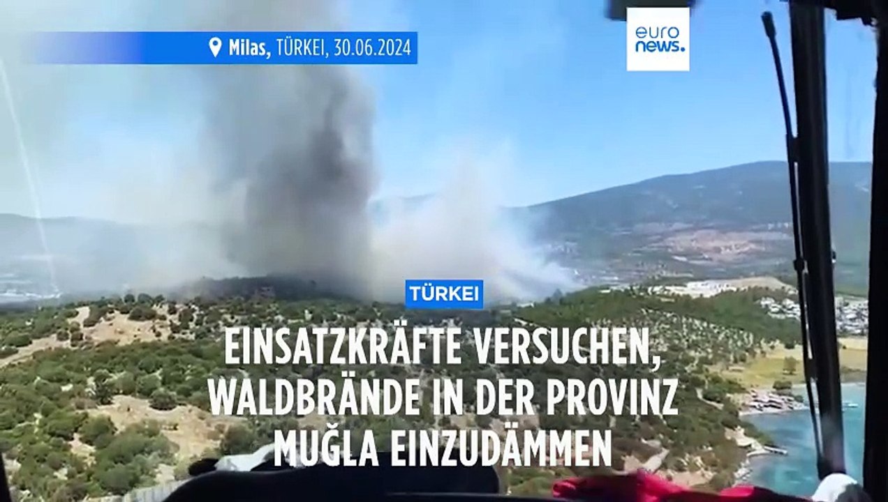 Waldbrände in der Türkei - Hitzewarnung an Touristen