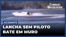 LANCHA SEM PILOTO GERA PÂNICO EM BRASÍLIA; IDOSO RESGATADO EM ESTADO CRÍTICO